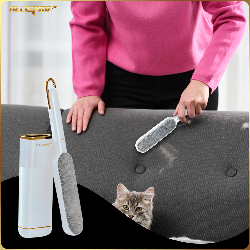 Lint remover removes cat and dog fur from couches and furniture quickly