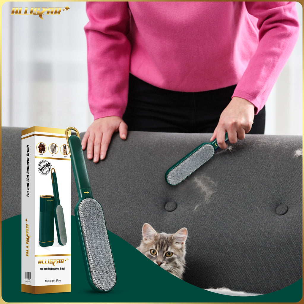 Easily cleans away pet hair from couches and furniture