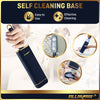 Allistar pet hair removal tool with a self cleaning base showing ease of use and effectiveness.