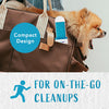 A smaller travel sized brush that can be kept in the car or purse is included